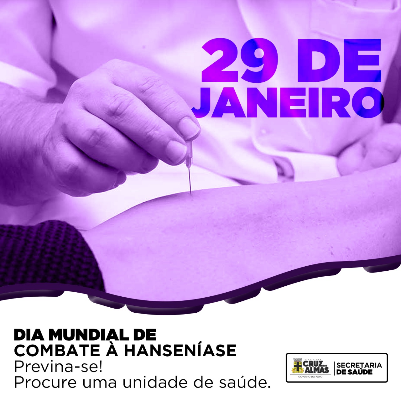 Dia D de combate à Hanseníase e à Tuberculose será no próximo dia 27