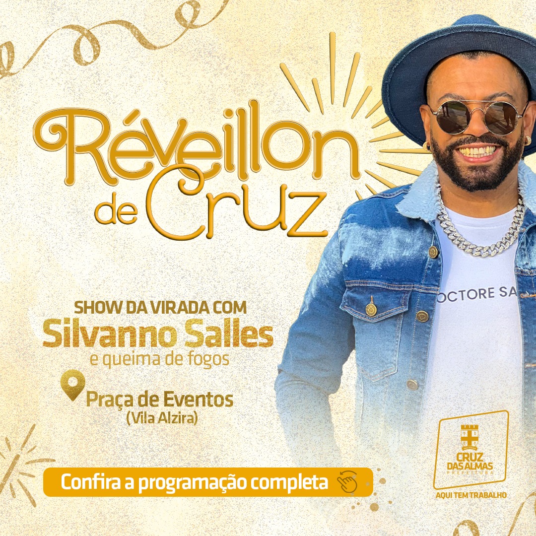 Prefeitura de Cruz realiza festa de Réveillon na Praça de Eventos