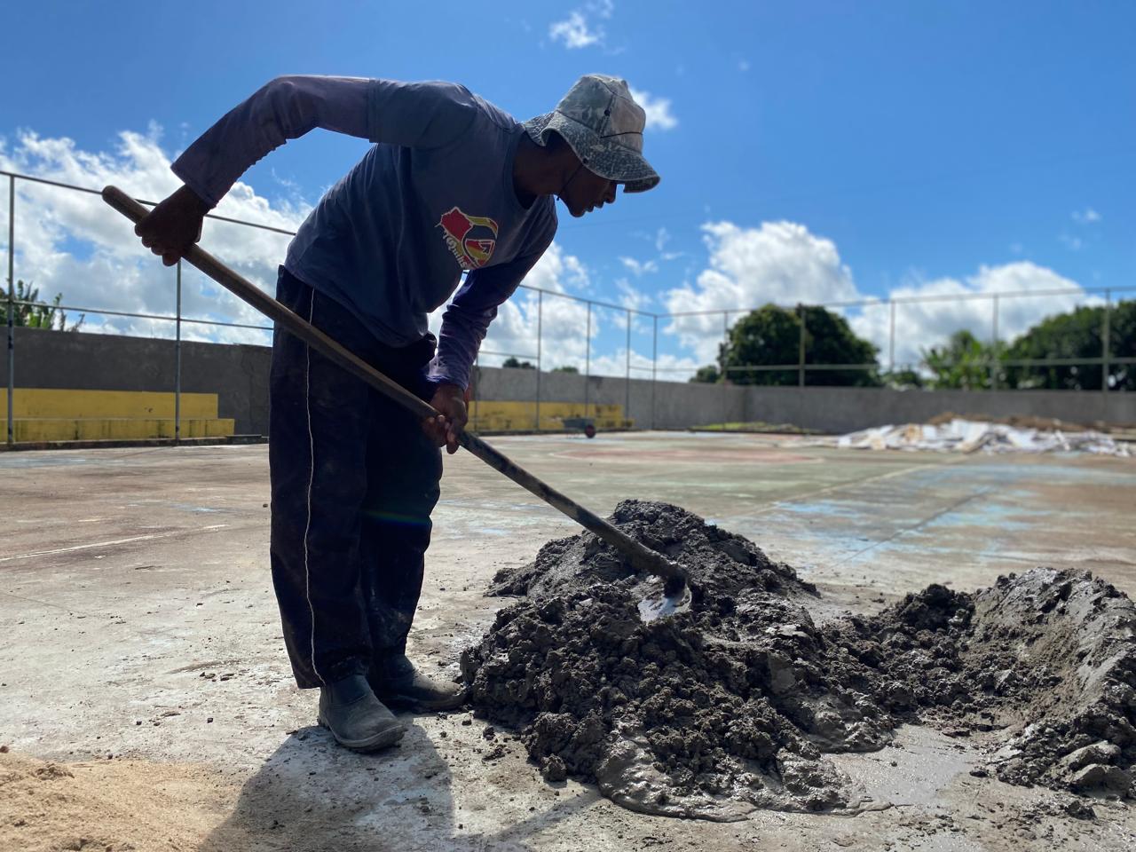 Escola do Tuá está sendo reconstruída pela Prefeitura de Cruz